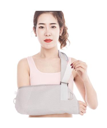 Mobestech Arm Sling Shoulder Immobilizer - Adjustable Support for Broken Shoulder - Child-Friendly Grey Strap - Buy Online on GoSupps.com