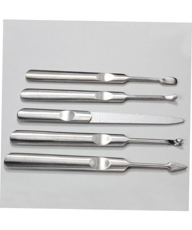 minkissy Nail Polish Remover Trimmer Stainless Steel Professional Manicure Tools Nail Tools Remover Cuticle Fork Cuticle Pusher Dead Skin Fork Dead Skin Remover Clippers Gel Precision medium As Shown - Buy Online on GoSupps.com