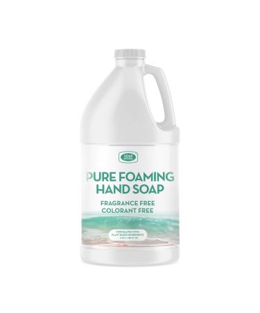 Soap House Natural Hand Soap Refill | Fragrance Free | Colorant Free | Gentle On Hands | Savon Maison Naturel | 1 Gallon (4L) (Foam Fragrance Free)