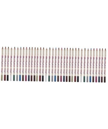 FOMIYES 36 Pcs Dark Brown Eyeliner Colored Eyeliners Pencil Eyeshadow Lip Liner Highlight Miss Wooden Pen