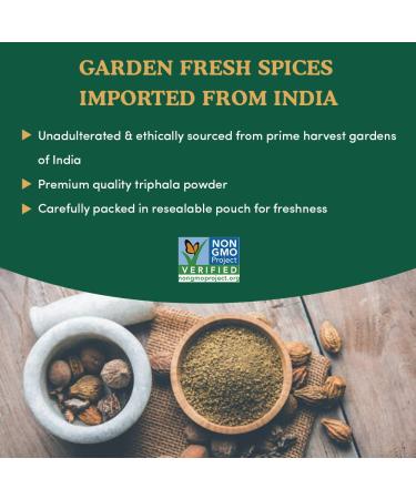 Organic Triphala Powder - Natural Ayurvedic Herbal Supplement - Buy Online on GoSupps.com