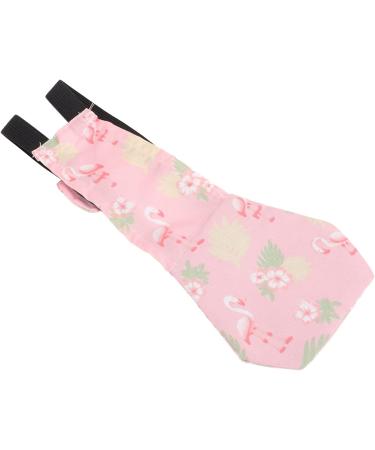 Zerodis Pet Chicken Diapers - Flamingo Pattern, Medium Size - Ideal for Poultry Pet Hygiene & Cleaning - Buy Online on GoSupps.com