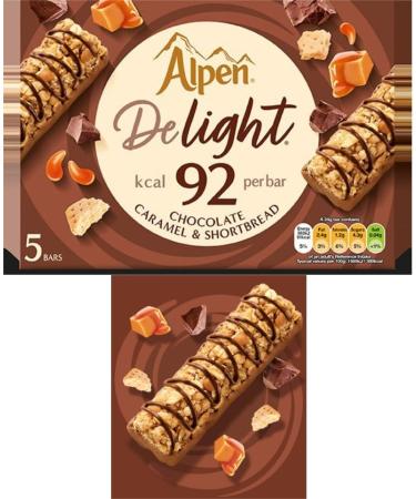 Alpen Delight Cereal Bars Bundle Pack of 5 Different Flavours 25 Bars Total. Low Calorie High in Fibre and Low in Salt. With Sesame Snap Gluten Free Snack Bar - Buy Online on GoSupps.com
