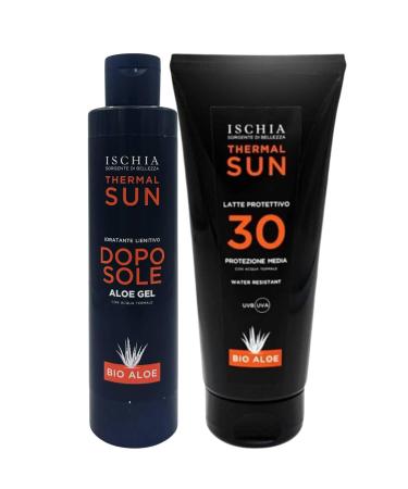 Ischia Sorgente di Bellezza Ischia Sorgente di Bellezza Thermal Sun Moisturizing and Soothing Body and Face Aftersun with Thermal Water and Aloe Bio Gel 200ml (After Sun + Sun Milk Spf 30)