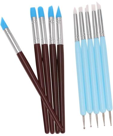 DOITOOL 3 Sets 10pcs Nail Art Carving Tools Pottery Dotting Tools Nail Manicure Tools Dotting Pen for Nails Manicure Dotting Pen Clay Tools Nails Art Supplies Remove Marks - Buy Online on GoSupps.com