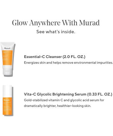 Murad Limited Edition 2021 Gift Set | Premium Skincare Routine Value Set | Perfect Gift for Women for Birthdays Mother's Day Valentine's Christmas & more Glow Anywhere with Murad - Buy Online on GoSupps.com