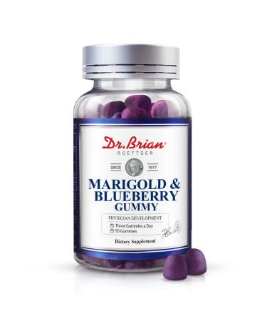 Dr.Brian Eye Vitamins Supplements Lutein Gummies Kids Adults for Eye Vision Health Care Additive-Free Chewable Blueberry Lutein Gummy for Eye Health