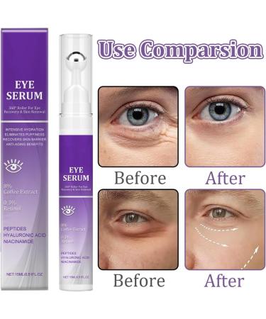 VYIBPDY Caffeine eye serum antiaging eye serum with 360 eye cream against dark circles 20 ml - Buy Online on GoSupps.com