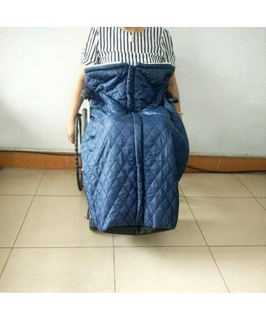 Blanket Thicken Plush Fleece Lining Wheelchair Warmer Cover Blanket Weather Proof with Zipper and Villus Siamese SemiWrapped Windproof Set for Elderly and Disabled - Buy Online on GoSupps.com