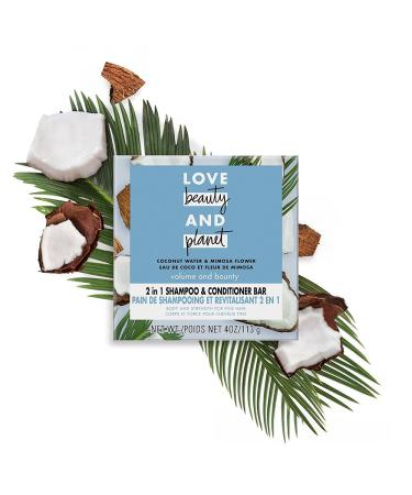 Love Beauty And Planet Volume & Bounty Shampoo Bar Coconut Water & Mimosa 4.0 oz - Buy Online on GoSupps.com