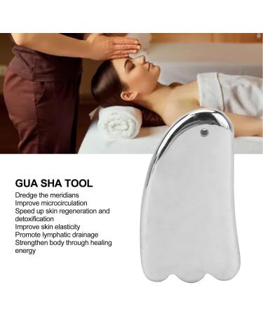 Terahertz Energy Stone Gua Sha Tool | Lymphatic Drainage Face Massager | Soft Beauty Scraping Board - Buy Online on GoSupps.com