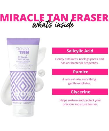 Skinny Tan Self-Tan Eraser - 7.03 oz Cream for Old Tan Removal and Skin Exfoliation - Buy Online on GoSupps.com
