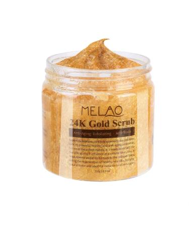 24 Carat Gold Body Scrub - Exfoliating Facial Treatment for Dull & Dry Skin | Remove Dead Skin Cells - Buy Online on GoSupps.com