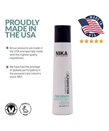 Buy NIKA Fairy Silk Pure Keratin Reconstructing Shampoo - 8.50 fl oz | International Shipping Available - Buy Online on GoSupps.com