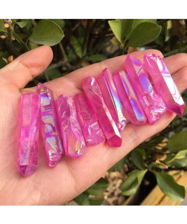 Natural Crystal Rough 100g Natural Rock Quartz Points Electroplating Colorful Points Can be Used for (Size : 500g) (Size : 500g) - Buy Online on GoSupps.com