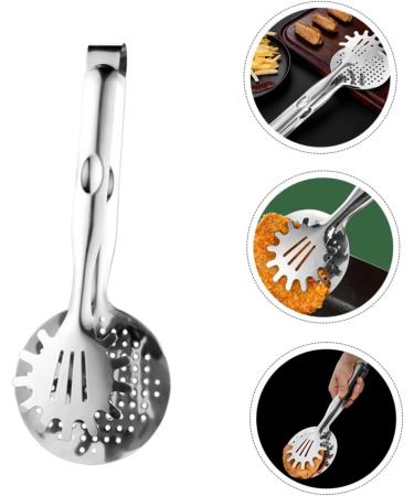 Beaupretty Multifunctional Steel Grill Tongs - 1 Piece Household Cooking Utensil for Steak Sieve & Food Draining - Buy Online on GoSupps.com