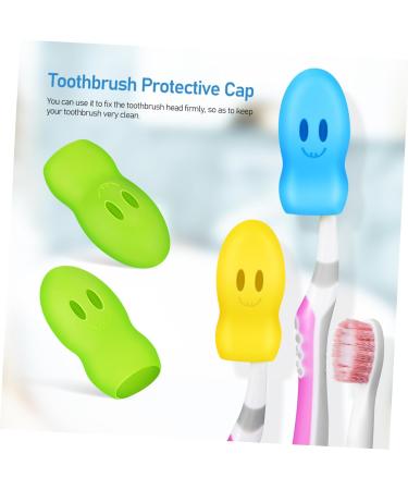Homsfou 12-Pack Green Toothbrush Caps - Protective Travel Cover & Holder for Outdoor Use - Buy Online on GoSupps.com