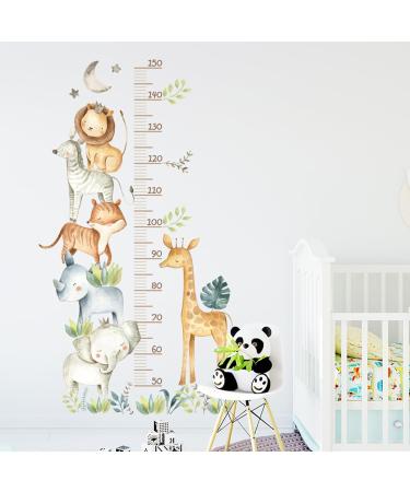 Forest Animals Growth Chart Wall Decals for Kids | DIY Mural Stickers | Childrens Room Wall Art 50-150cm - Buy Online on GoSupps.com