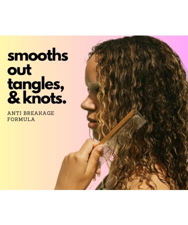 Detangler Spray & Hair Growth Oil - 2 in 1 Pre-Shampoo Treatment for Dry Scalp & Curly Hair | Peppermint & Rosemary | 4 oz - Smooths & Nourishes All Ages - Buy Online on GoSupps.com