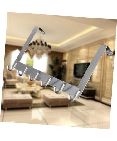 Stainless Steel Hooks Hanging Hooks Behind Door Organizer Hooks Towel Hook Row Hook No Punching - Buy Online on GoSupps.com