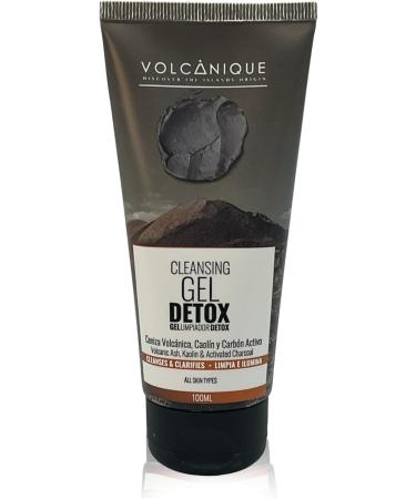 Mussa Cosmetics Volcanique Detox Cleansing Gel with Activated Charcoal Kaolin and Volcanic Ash 100 ml - Buy Online on GoSupps.com