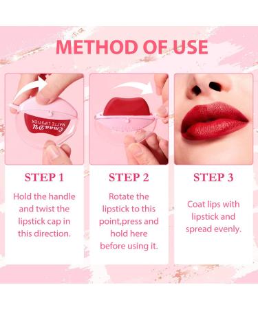 Dark Ruby Deep Red Purple Matte Velvet Lazy Lipstick Set - Long Lasting & Waterproof Lipstick Packs for Women - 3Pcs Smudge Proof Lip Stain Gloss Makeup Set (Pack of 1) - Buy Online on GoSupps.com