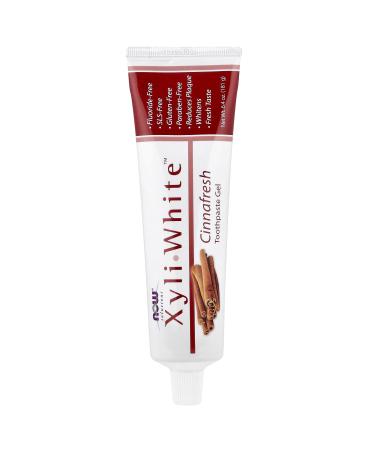 NOW Xyliwhite Cinnafresh Toothpaste Gel 6.4 Ounce (Pack of 2)