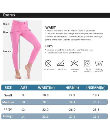 EXARUS Girls Horse Riding Pants - Plum Red, Size 8 Years | Equestrian Breeches with Knee-Patch, Zipper Pockets for Youth Schooling Leggings - Buy Online on GoSupps.com