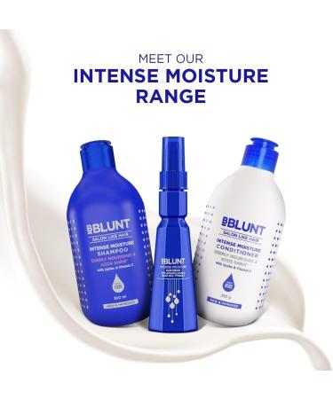 B BLUNT Intense Moisture Shampoo with Jojoba and Vitamin E for Dry & Frizzy Hair - 300 ml - Buy Online on GoSupps.com