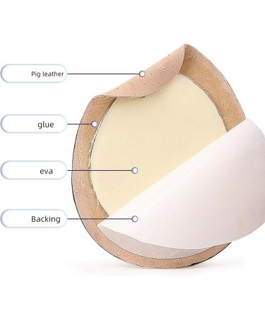 Metatarsal Pads - 3 Pairs Cushioned Self-Adhesive Foot Pads for Shock Absorption & Comfort | Faux Leather Forefoot Pads for Blisters Calluses & Corns - Buy Online on GoSupps.com