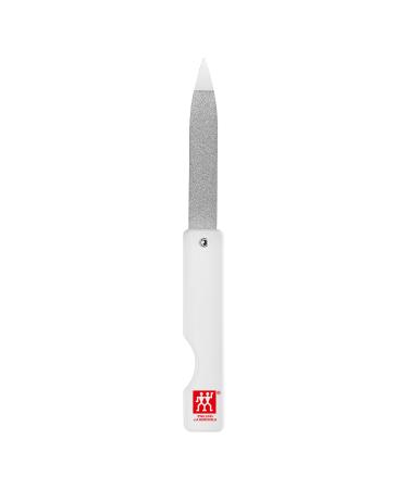ZWILLING Nail File Foldable Polished Stainless Steel for Coarse and Fine Use White 120 mm 120 mm - Foldable