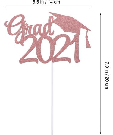 Abaodam 2 Sets 20 Pcs Graduation Cake Insert Cars Cupcake Toppers Cake Decor Graduation Cap Graduation Party Decorations Wedding Cupcake Topper Dessert Picks Paper Cup Food Glue Stick Rose Goldx2pcs 20x14cmx2pcs - Buy Online on GoSupps.com