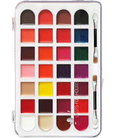  G n rique Make-up Palette Lip Makeup 28 Colours Blusher Lip Complexion for Women Teenagers Mature Skin - Buy Online on GoSupps.com