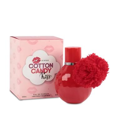 Women's Spray Perfume Cotton Candy Kiss Long Lasting Eau De Parfum Cologne for Women Refreshing Floral Fragrance for Casual Use Ideal Holiday Gift 3.4 Fl Oz