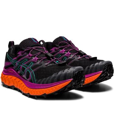ASICS Women's Trabuco Max Running Shoes 6.5 - Black/Digital Grape - Buy Online on GoSupps.com