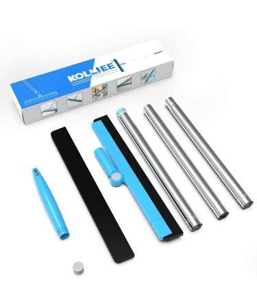 Adjustable Professional Floor Squeegee with 50 Handle - Ideal for Garage, Tile, Shower, and Hair - Foam Water Wiper - Buy Online on GoSupps.com