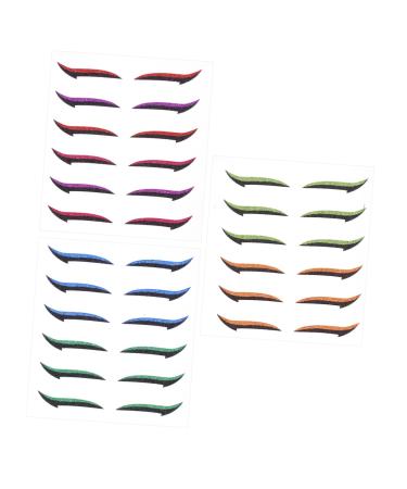 SOESFOUFU 18 Pairs Anti Sweat Eyeliner Double Stick Tape Eyeliner Sticker Eye Line Strip Man Make up Adhesive