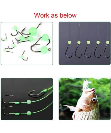 1000pcs Green Glow Fishing Beads Oval Egg Beads Tool Jigs Rigging Soft/Hard Fishing Tackle - Buy Online on GoSupps.com
