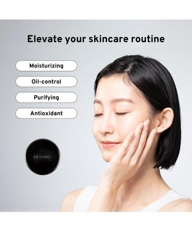 Vegan Black Soap 70g - Pore Cleansing & Deep Clean Skincare | International Shipping - Buy Online on GoSupps.com