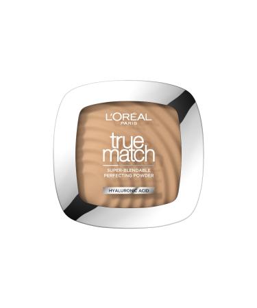 L'Or al Paris Powder Foundation Super-Blendable With Hyaluronic Acid Light Texture for a Flawless Finish True Match Perfecting Powder W3 W3 9 g (Pack of 1) - Buy Online on GoSupps.com
