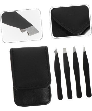 POPETPOP 1 Set Eyebrow Tweezers Eyebrow Clip Precision Makeup Fake brow applicator Womens Tweezers Facial Tools Eyebrow Grooming Tools Miss Eyebrow Trimming Stainless Steel 8.5x5.3cm Black - Buy Online on GoSupps.com