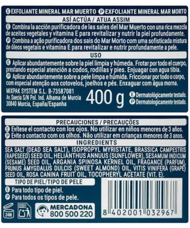 Deliplus Sea Salt Dead Sea Body Scrub can 400 g - Buy Online on GoSupps.com