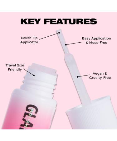 Glamnetic Wild Card Press On Nails - Short Pointed Almond Shape | Mess-Free Brush On Nail Glue | 24 Nails Set - Buy Online on GoSupps.com