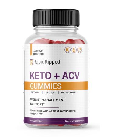 Zonata Rapid Ripped Keto ACV Gummies Rapid Ripped Gummies 60 Gummies