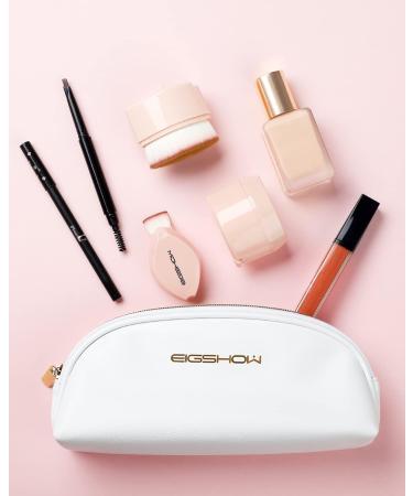 EIGSHOW Retractable Kabuki Foundation Brush - Flat Top Brush for Liquid, Cream, and Powder Cosmetics in Pink - F666 - Buy Online on GoSupps.com