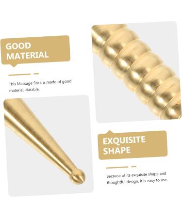 SEWACC 3-Piece Muscle Pulling Rod & Full Body Massage Roller - Effective Facial Reflex Zone & Deep Tissue Massage Tools - Yellow Medium Size - Buy Online on GoSupps.com