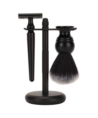 Premium Wooden Beard & Shaving Brush Set for Men | Professional Quality with Rack - Brrnoo - Buy Online on GoSupps.com