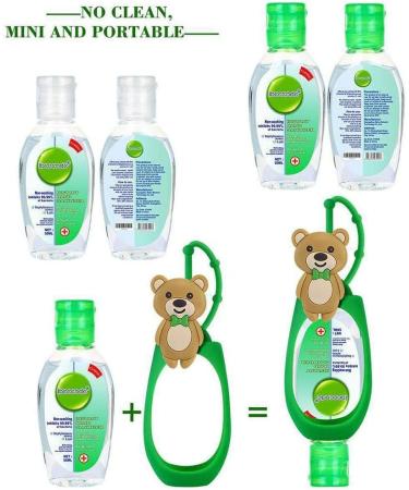 Verloco Hand Sanitizer Silicone Holder | Universal Protective Cover for Portable Bottles | 19.8 x 4 cm | Ideal for Scooters & On-the-Go - Buy Online on GoSupps.com