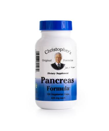 Christopher's Original Formulas Pancreas Formula - Pancreas Cleanse Detox & Repair - Probiotics for Digestive Health