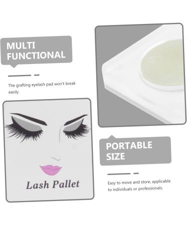 POPETPOP Beauty Tools 1pc Eyelash Grafting Board Lash Extension Pad Holder Lash Stands Forehead Lash Extension Cushion Eyelash Tool Lash Glue Gasket Acrylic White Accessories - Buy Online on GoSupps.com
